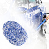 Maxbell Car Wash Mop Replacement Head Detachable for Car Household Cleaning Mop Blue
