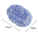 Maxbell Car Wash Mop Replacement Head Detachable for Car Household Cleaning Mop Blue