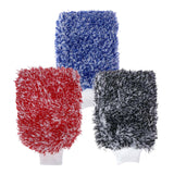 Maxbell Car Wash Mitt Absorbent Effective Washing Machine Washable for Trucks Blue
