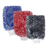 Maxbell Car Wash Mitt Absorbent Effective Washing Machine Washable for Trucks Blue