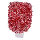 Maxbell Car Wash Mitt Absorbent Effective Washing Machine Washable for Trucks Red