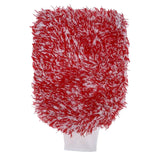 Maxbell Car Wash Mitt Absorbent Effective Washing Machine Washable for Trucks Red