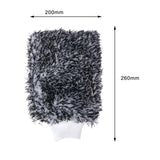 Maxbell Car Wash Mitt Absorbent Effective Washing Machine Washable for Trucks Gray