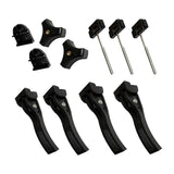 Maxbell 11Pcs Truck Bed Cover Fasteners for Feetuo Hard trifold Tonneau Cover