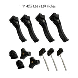 Maxbell 11Pcs Truck Bed Cover Fasteners for Feetuo Hard trifold Tonneau Cover