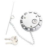 Maxbell Fuel Tank Filler Cap with Lock Durable Metal for Peterbill Before 1980