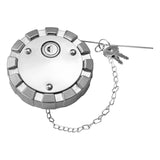 Maxbell Fuel Tank Filler Cap with Lock Durable Metal for Peterbill Before 1980