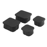 Maxbell 4x Front Axle Plug Crash Bar End Caps Durable Black for Ford Bronco