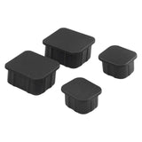 Maxbell 4x Front Axle Plug Crash Bar End Caps Durable Black for Ford Bronco