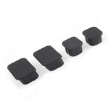 Maxbell 4x Front Axle Plug Crash Bar End Caps Durable Black for Ford Bronco
