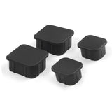 Maxbell 4x Front Axle Plug Crash Bar End Caps Durable Black for Ford Bronco