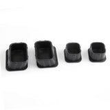 Maxbell 4x Front Axle Plug Crash Bar End Caps Durable Black for Ford Bronco