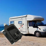 Maxbell Universal RV Paddle Entry Door Lock Latch Caravan Horse Trailers with 2 Keys
