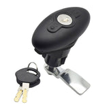 Maxbell RV Paddle Entry Door Lock Latch Travel Trailers Entrance with 2 Keys Caravan