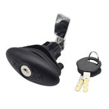 Maxbell RV Paddle Entry Door Lock Latch Travel Trailers Entrance with 2 Keys Caravan