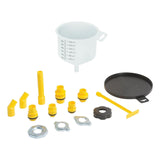 Maxbell Car Spill Proof Radiator Coolant Filling Funnel Kit 15 Pieces Professional