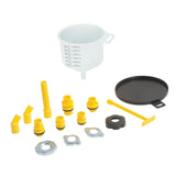 Maxbell Car Spill Proof Radiator Coolant Filling Funnel Kit 15 Pieces Professional