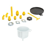Maxbell Car Spill Proof Radiator Coolant Filling Funnel Kit 15 Pieces Professional