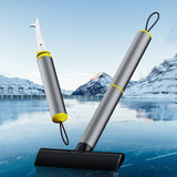 Maxbell Car Ice Scraper Double Sided TPU Winter Windshield Cleaner Durable Accessory