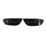 Maxbell 2 Pieces Fog Lamp Cover Set Replaces for Mercedes Benz C Class W205 With black bars