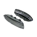 Maxbell 2 Pieces Fog Lamp Cover Set Replaces for Mercedes Benz C Class W205 With bright strip