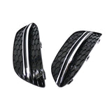 Maxbell 2 Pieces Fog Lamp Cover Set Replaces for Mercedes Benz C Class W205 With bright strip
