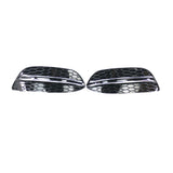Maxbell 2 Pieces Fog Lamp Cover Set Replaces for Mercedes Benz C Class W205 With bright strip