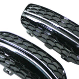 Maxbell 2 Pieces Fog Lamp Cover Set Replaces for Mercedes Benz C Class W205 With bright strip