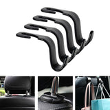 Maxbell 4Pcs Car Back Seat Hanger Organizer for Handbag Purse Coat Simple to Install