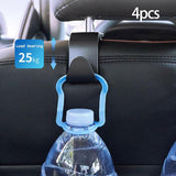 Maxbell 4Pcs Car Back Seat Hanger Organizer for Handbag Purse Coat Simple to Install