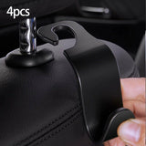 Maxbell 4Pcs Car Back Seat Hanger Organizer for Handbag Purse Coat Simple to Install