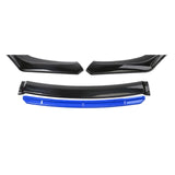 Maxbell 4x Car Front Bumper Lip Body Kit Accessory Parts Trucks premium Blue