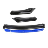 Maxbell 4x Car Front Bumper Lip Body Kit Accessory Parts Trucks premium Blue