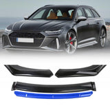 Maxbell 4x Car Front Bumper Lip Body Kit Accessory Parts Trucks premium Blue