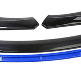 Maxbell 4x Car Front Bumper Lip Body Kit Accessory Parts Trucks premium Blue