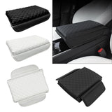 Maxbell PVC Leather Car Armrest Cover Protector Interior for Tesla Model 3/Y Black