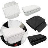 Maxbell PVC Leather Car Armrest Cover Protector Interior for Tesla Model 3/Y Black