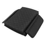Maxbell PVC Leather Car Armrest Cover Protector Interior for Tesla Model 3/Y Black with pocket