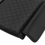 Maxbell PVC Leather Car Armrest Cover Protector Interior for Tesla Model 3/Y Black with pocket