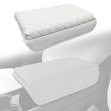 Maxbell PVC Leather Car Armrest Cover Protector Interior for Tesla Model 3/Y White