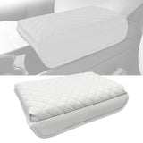 Maxbell PVC Leather Car Armrest Cover Protector Interior for Tesla Model 3/Y White