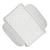 Maxbell PVC Leather Car Armrest Cover Protector Interior for Tesla Model 3/Y White with pocket