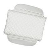 Maxbell PVC Leather Car Armrest Cover Protector Interior for Tesla Model 3/Y White with pocket
