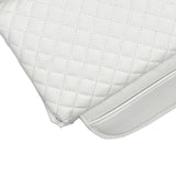 Maxbell PVC Leather Car Armrest Cover Protector Interior for Tesla Model 3/Y White with pocket