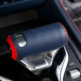 Maxbell Car Gear Head Shift Knob Trim Cover PU Leather for Byd Atto 3 2022 Style D