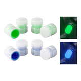 Maxbell 4Pcs Auto Tire Valve Caps Bike Tire Caps Accessories for Cars SUV Green