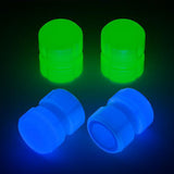 Maxbell 4Pcs Auto Tire Valve Caps Bike Tire Caps Accessories for Cars SUV Green