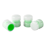 Maxbell 4Pcs Auto Tire Valve Caps Bike Tire Caps Accessories for Cars SUV Green