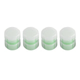 Maxbell 4Pcs Auto Tire Valve Caps Bike Tire Caps Accessories for Cars SUV Green