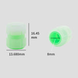 Maxbell 4Pcs Auto Tire Valve Caps Bike Tire Caps Accessories for Cars SUV Green